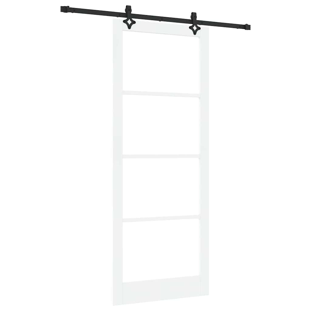 Klizna vrata ORKDAL Bijela i crna 93 x 232 cm