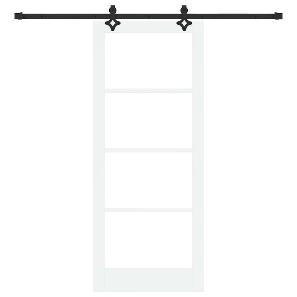 Klizna vrata ORKDAL Bijela i crna 83 x 202 cm