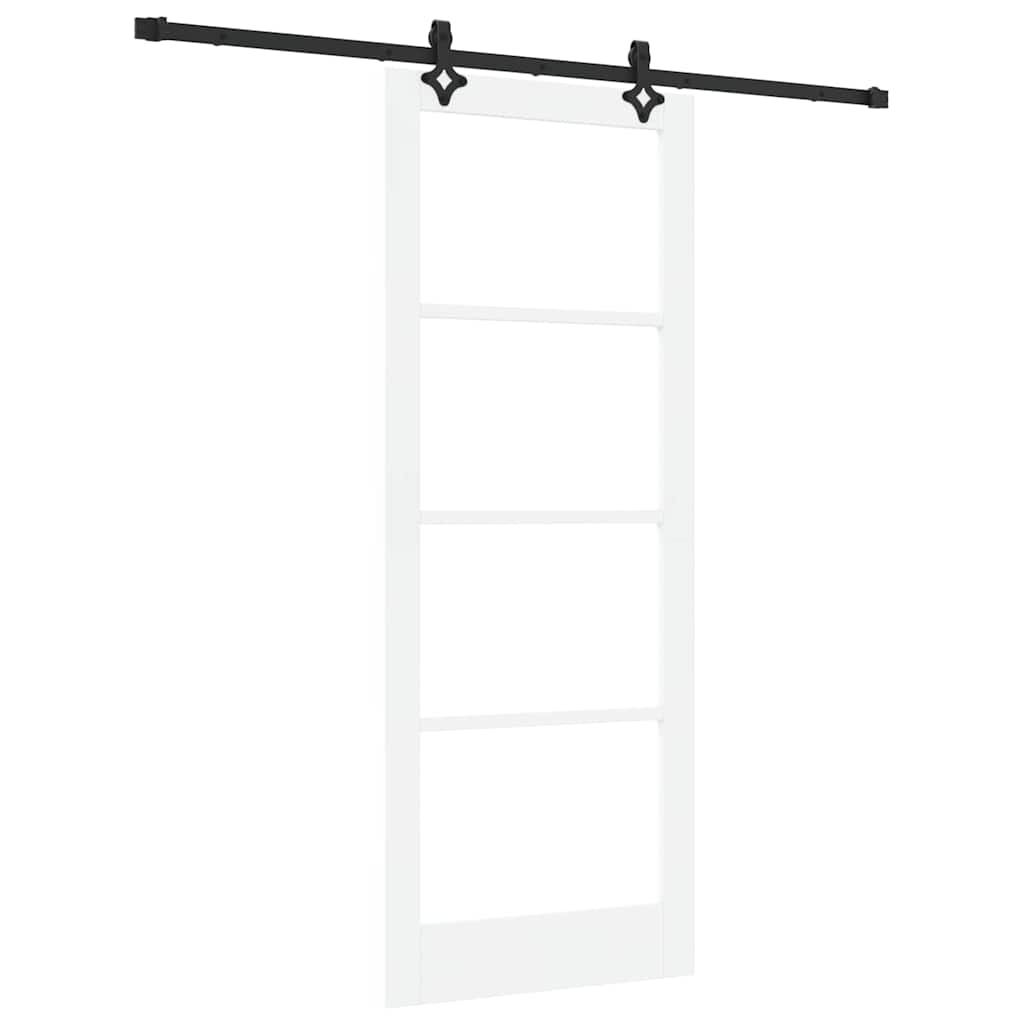 Klizna vrata ORKDAL Bijela i crna 83 x 211 cm