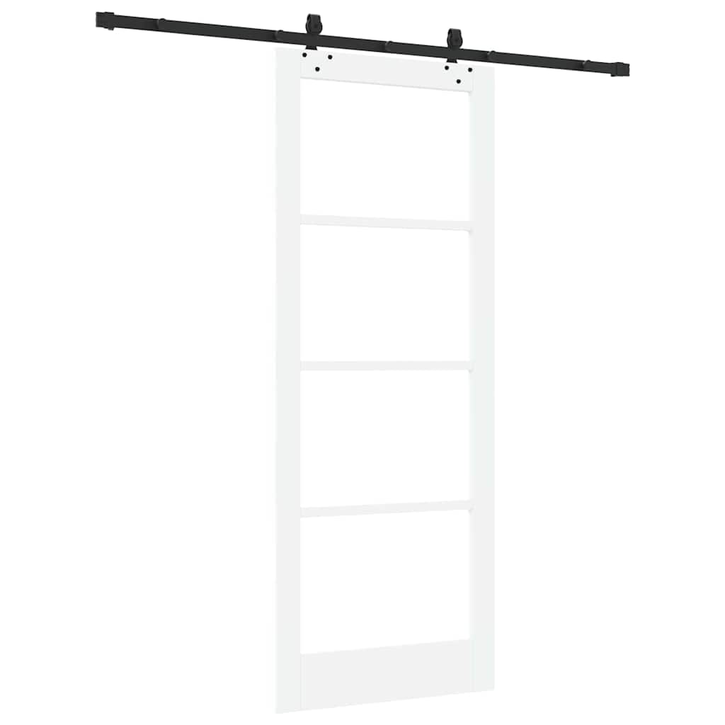Klizna vrata ORKDAL Bijela i crna 83 x 211 cm