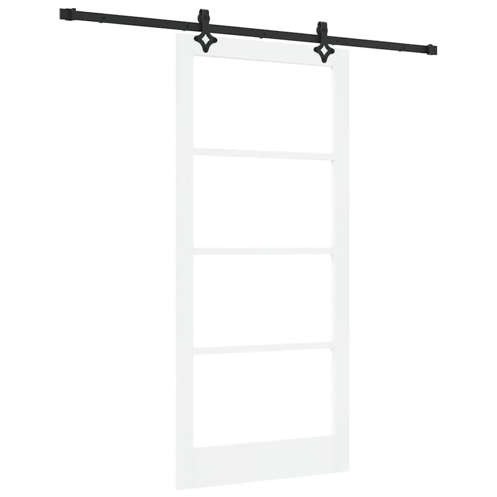 Klizna vrata ORKDAL Bijela i crna 93 x 202 cm
