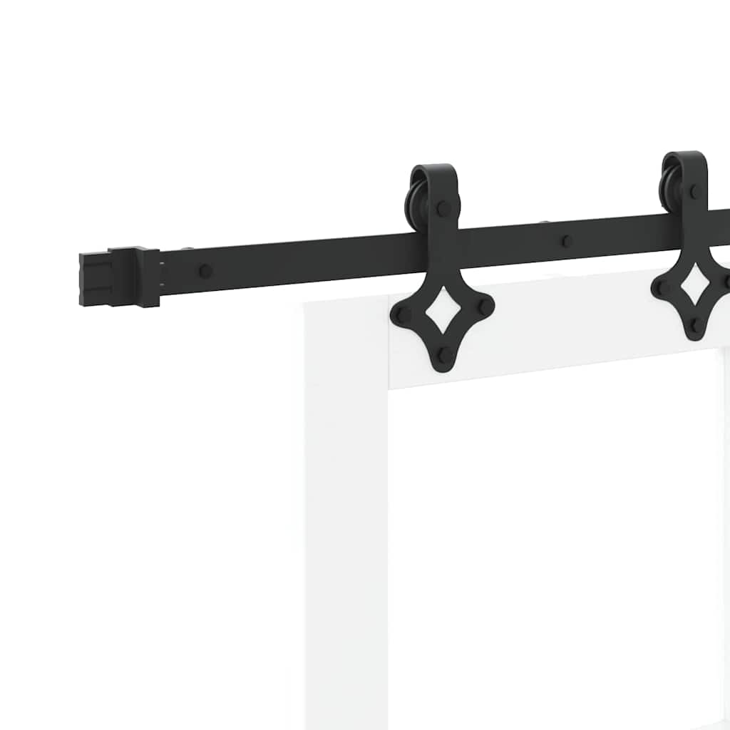 Klizna vrata ORKDAL Bijela i crna 93 x 211 cm
