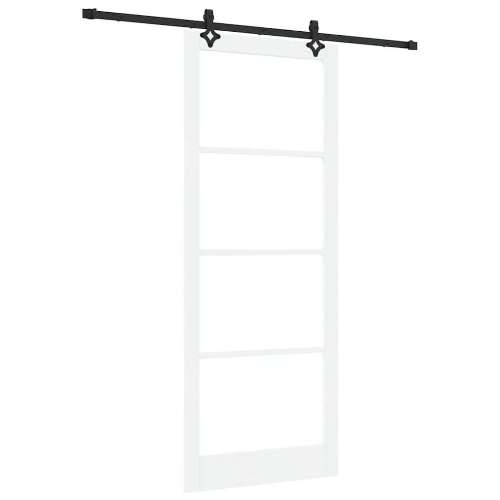 Klizna vrata ORKDAL Bijela i crna 93 x 232 cm