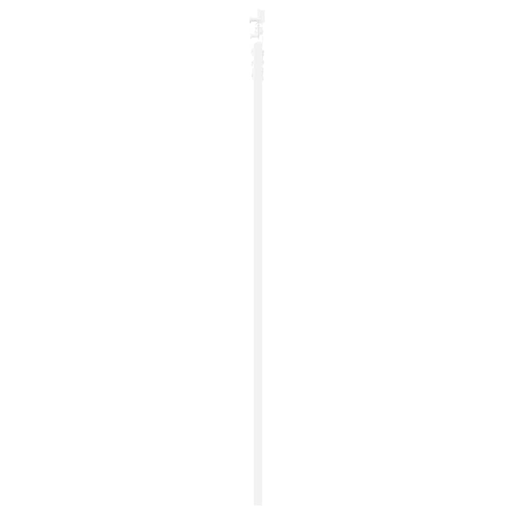 Klizna vrata Bijelo 83 x 202 cm Masivna borovina i staklo