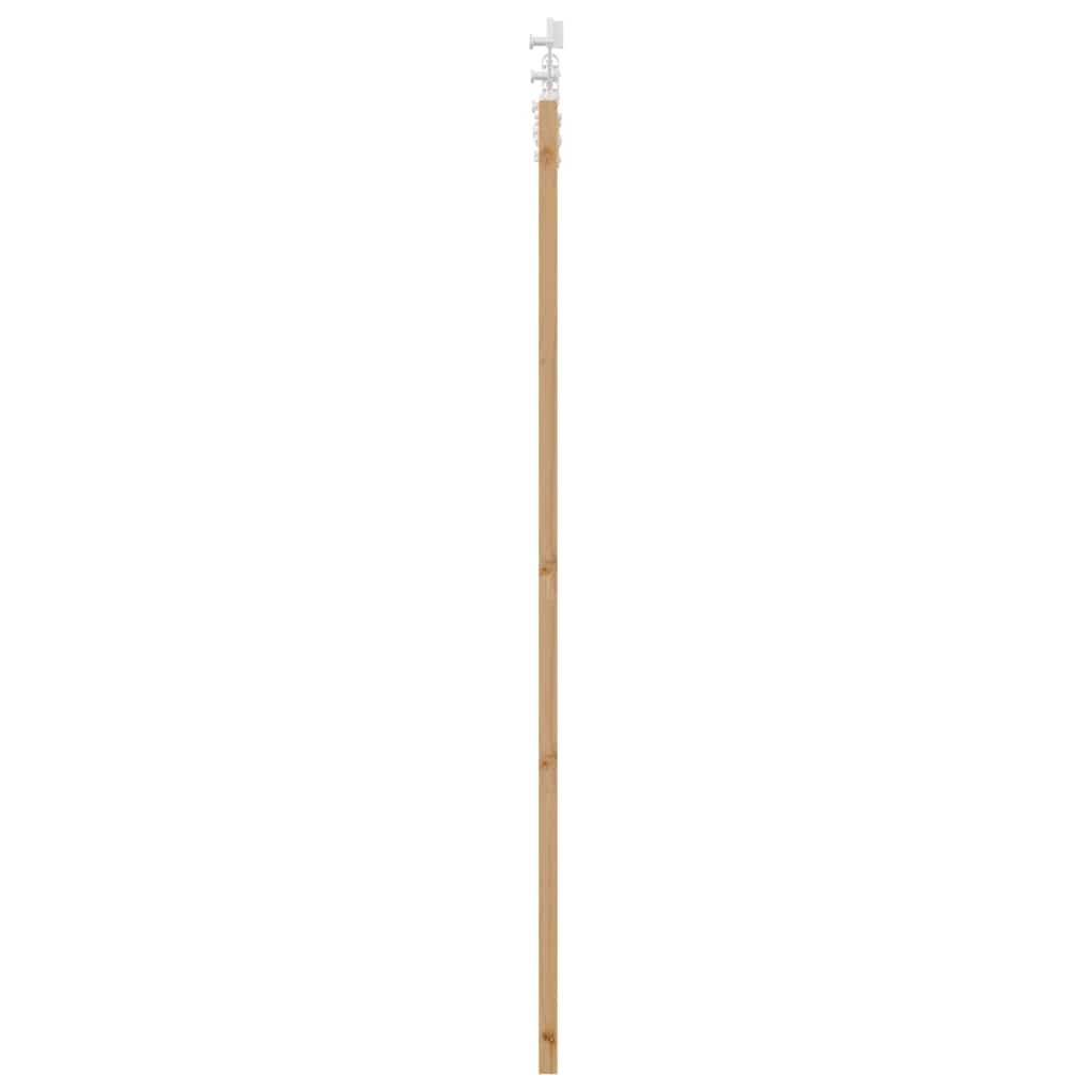 Klizna vrata Prirodna 61 x 198,5 cm Masivna borovina i staklo