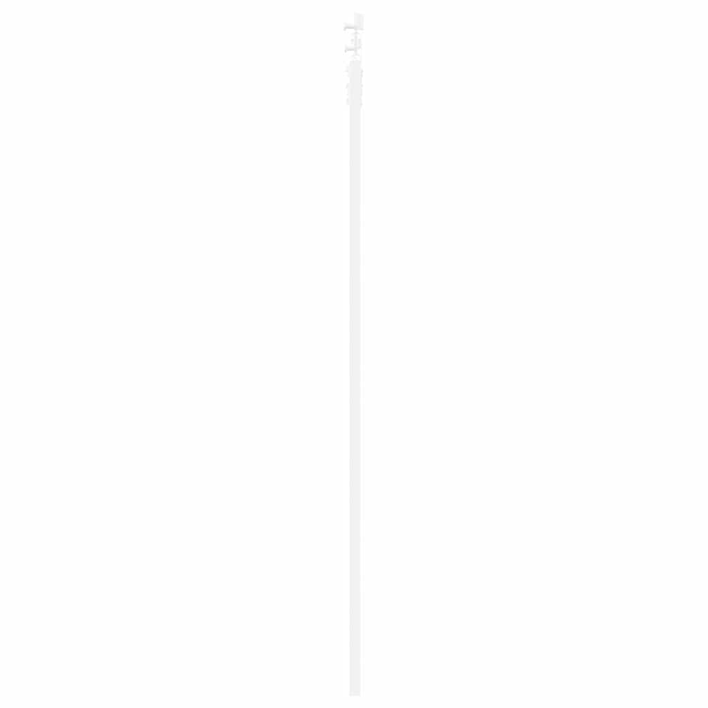 Klizna vrata Bijelo 83 x 211 cm Masivna borovina i staklo