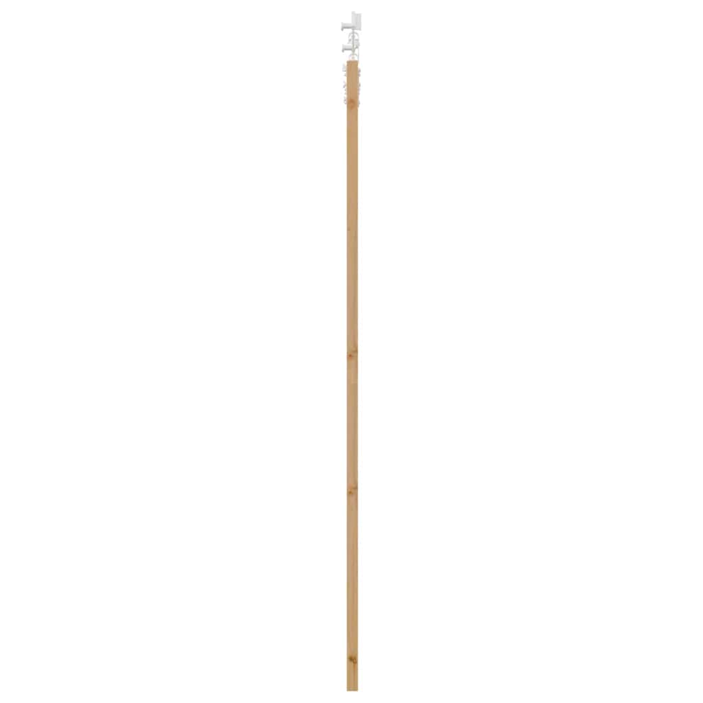 Klizna vrata Prirodna 93 x 211 cm Masivna borovina i staklo