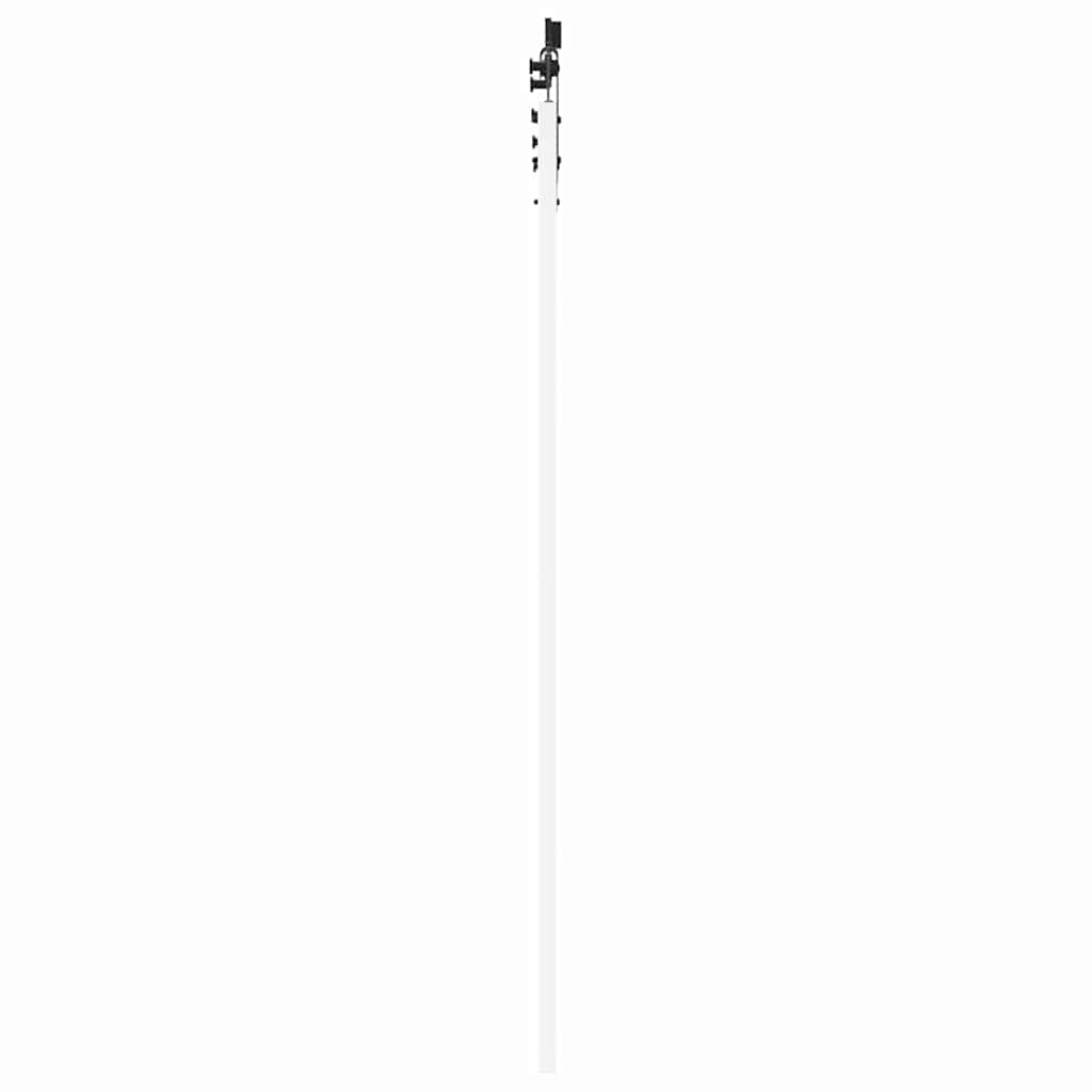 Klizna vrata Bijelo 83 x 202 cm Masivna borovina i staklo