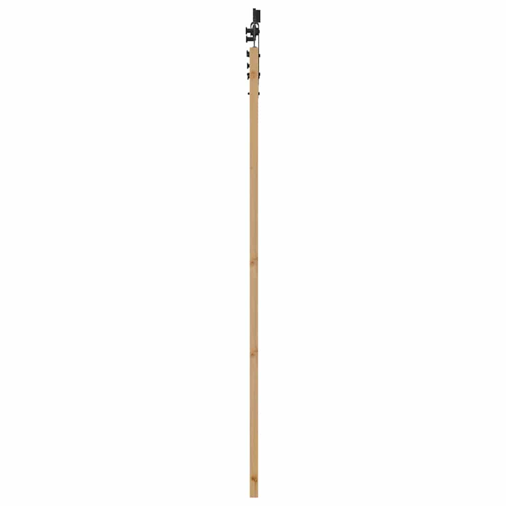 Klizna vrata Prirodna 93 x 202 cm Masivna borovina i staklo