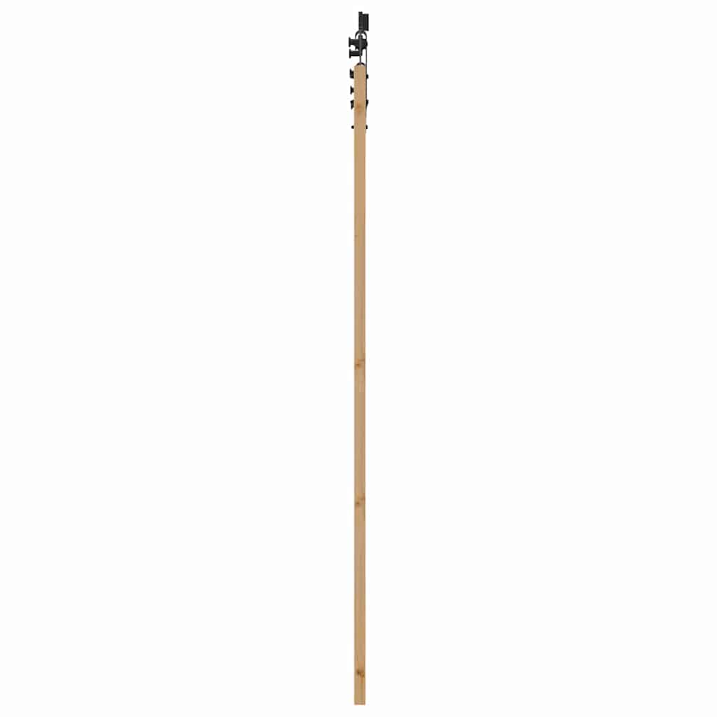 Klizna vrata Prirodna 93 x 211 cm Masivna borovina i staklo