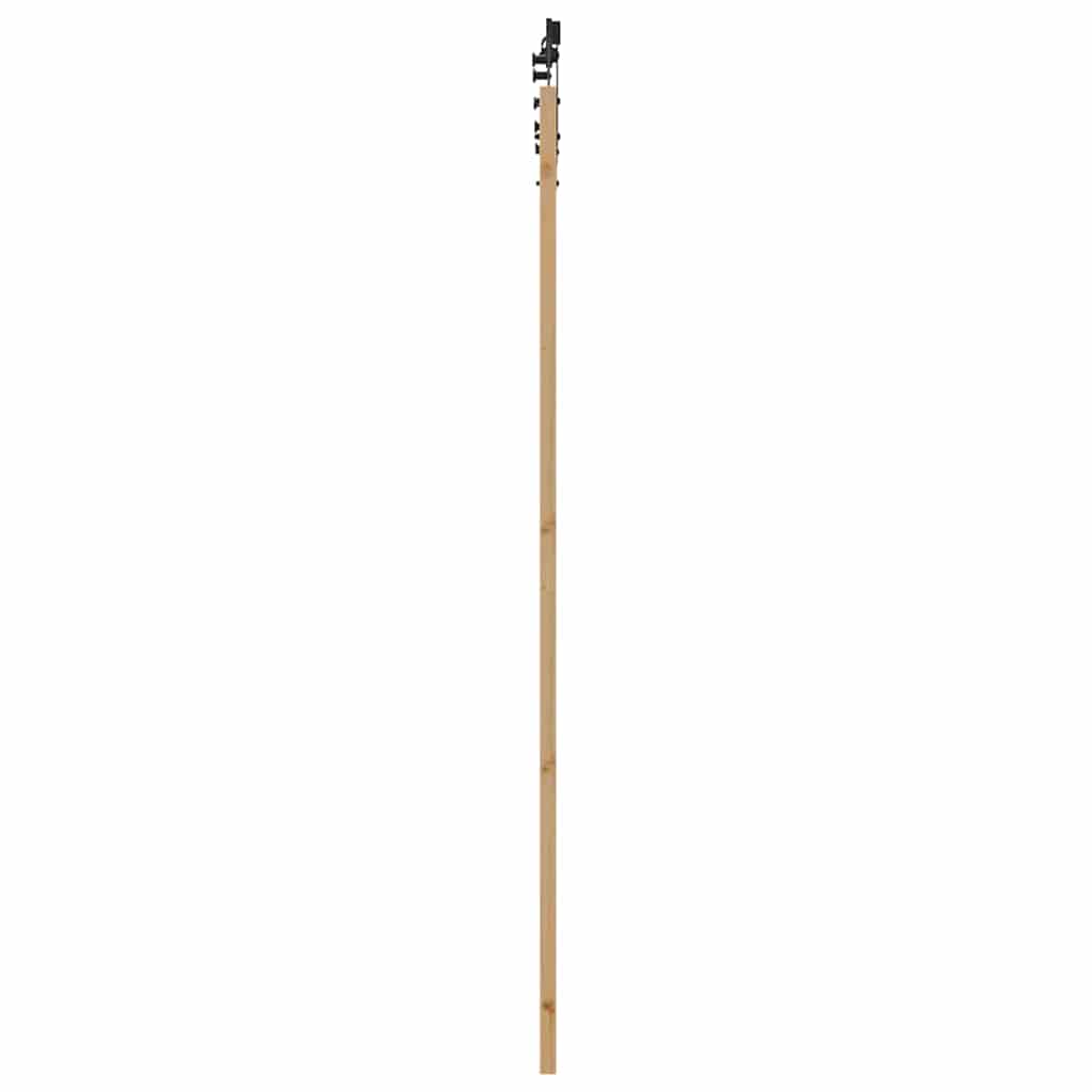 Klizna vrata Prirodna 93 x 232 cm Masivna borovina i staklo