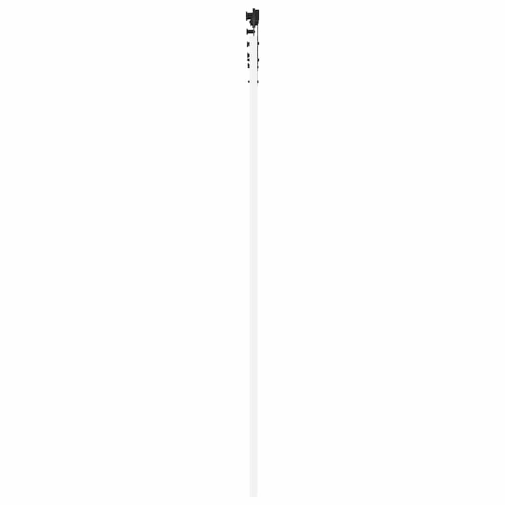 Klizna vrata Bijelo 93 x 232 cm Masivna borovina i staklo
