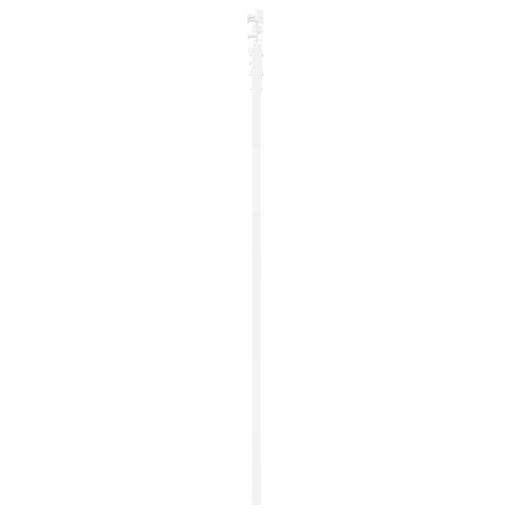 Klizna vrata Bijelo 61 x 198,5 cm Masivna borovina i staklo