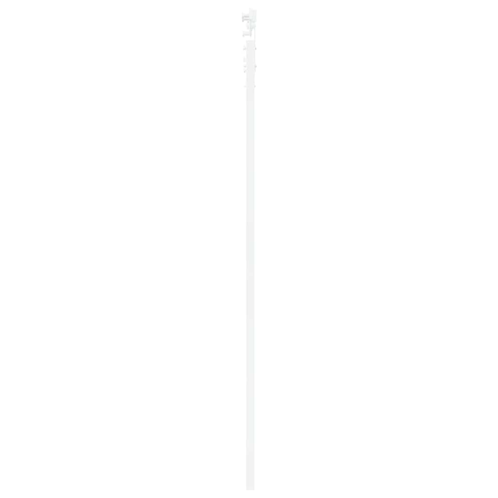 Klizna vrata 83 x 211 cm Masivna borovina i staklo Bijelo