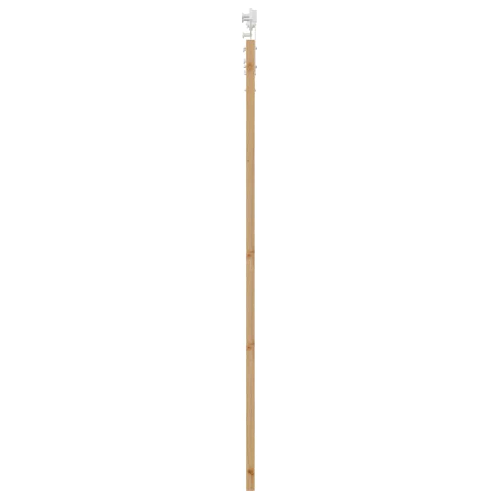 Klizna vrata Prirodna 93 x 202 cm Masivna borovina i staklo