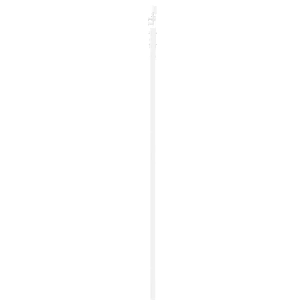 Klizna vrata 83 x 202 cm Masivna borovina i staklo Bijelo