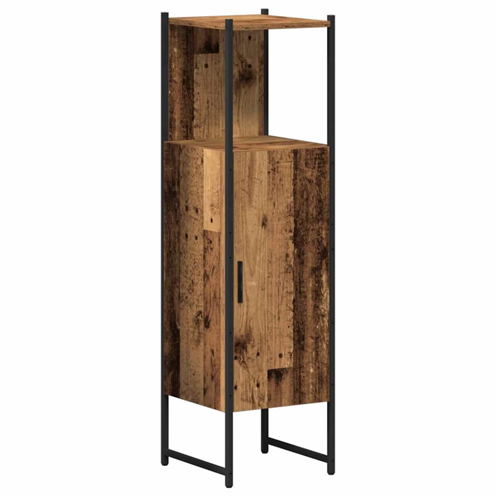 Set namještaja za kupaonicu 4 pcs Staro drvo Konstruirano drvo