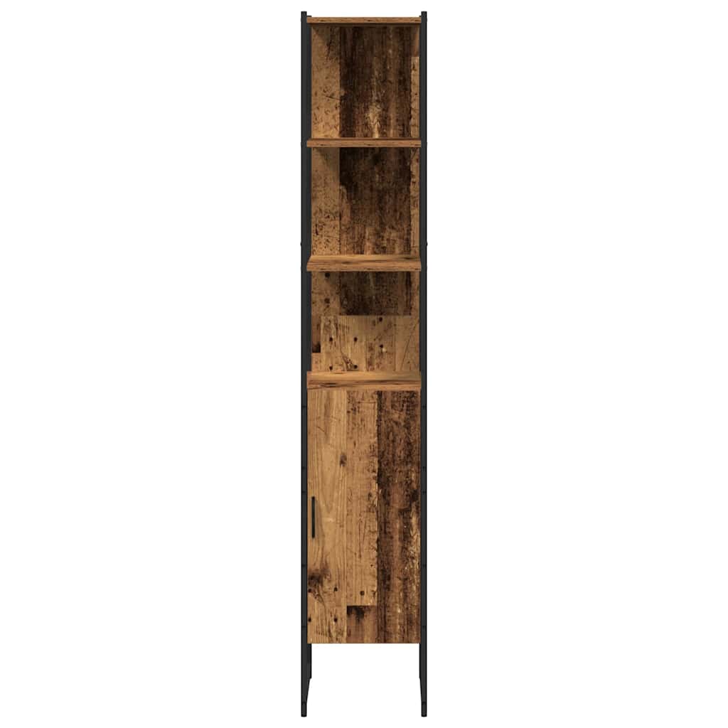 Set namještaja za kupaonicu 4 pcs Staro drvo Konstruirano drvo