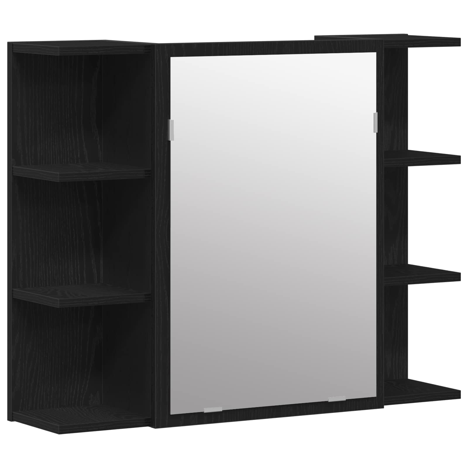 Set namještaja za kupaonicu Zidne 3 pcs Crna 30 x 30 x 179,5 cm