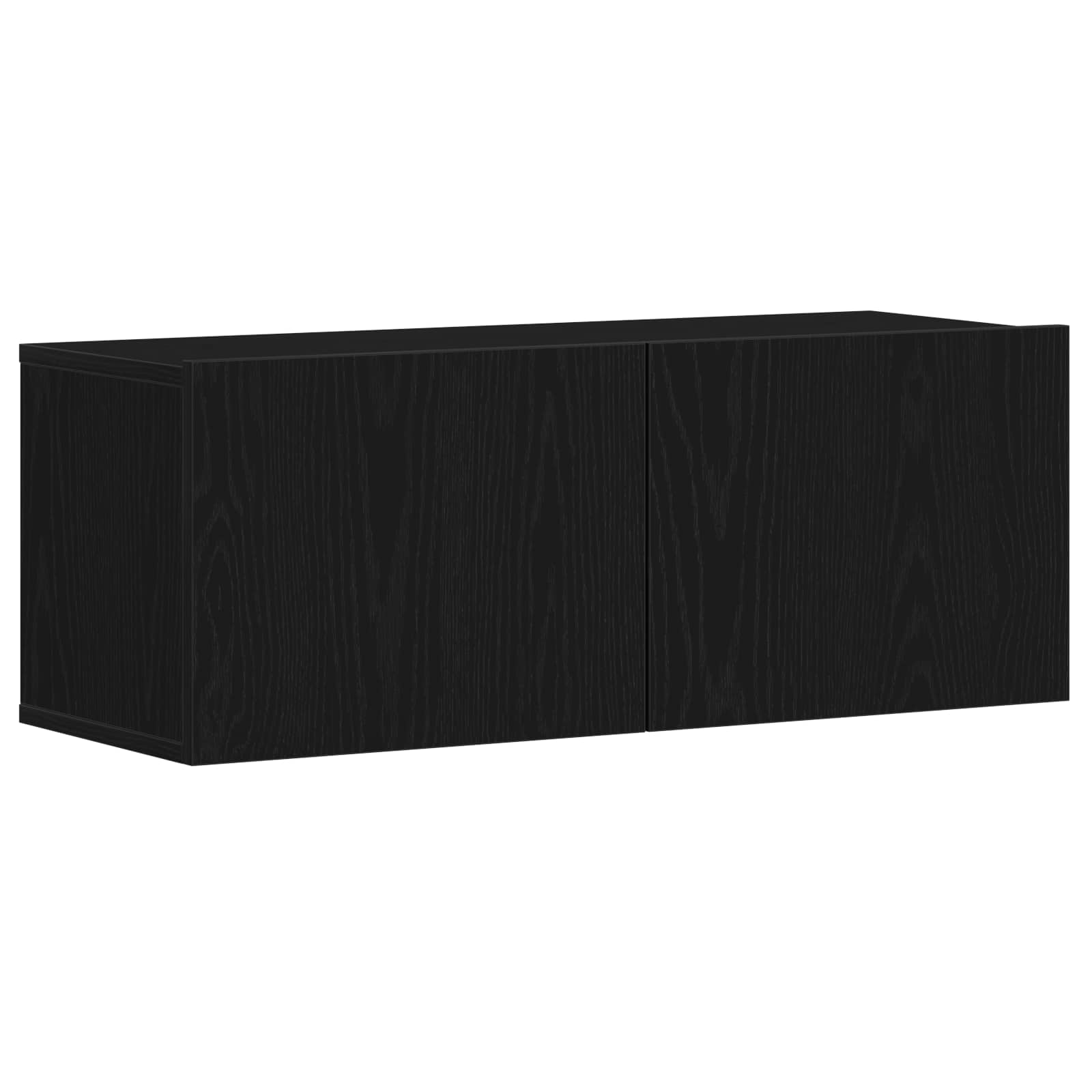 Set TV komoda Zidne 3 pcs Crni hrast 130,5 x 30 x 140 cm