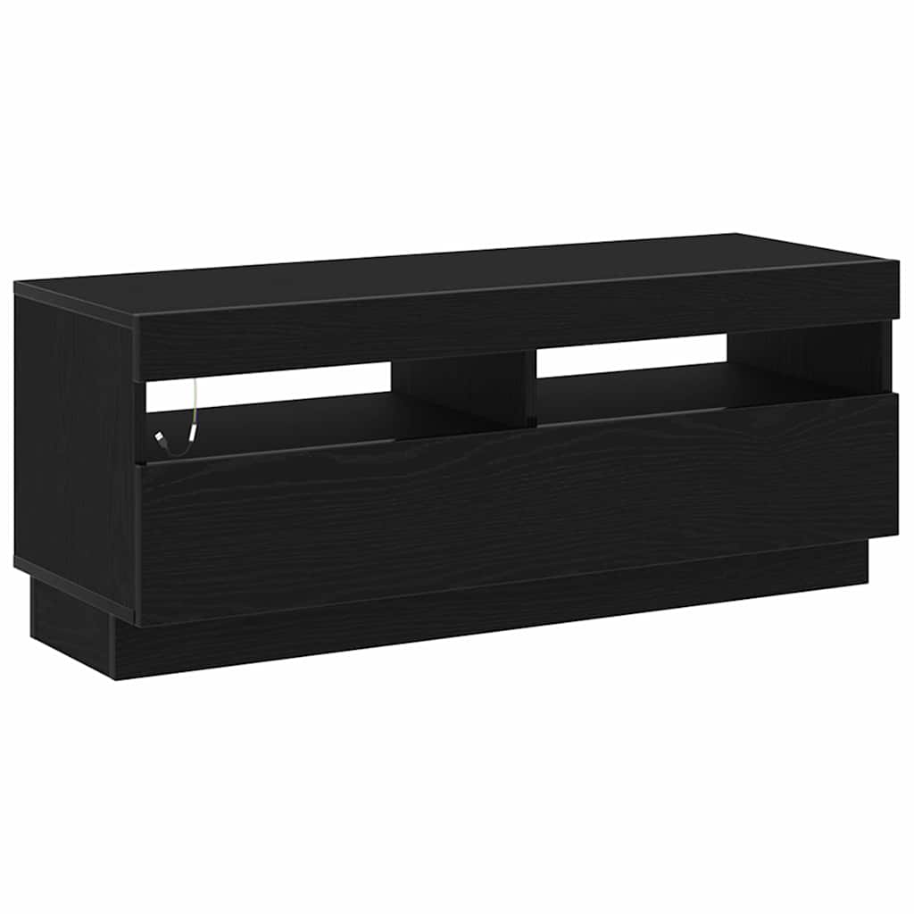 Set TV komoda 3 pcs Crna 300 x 35 x 40 cm Konstruirano drvo