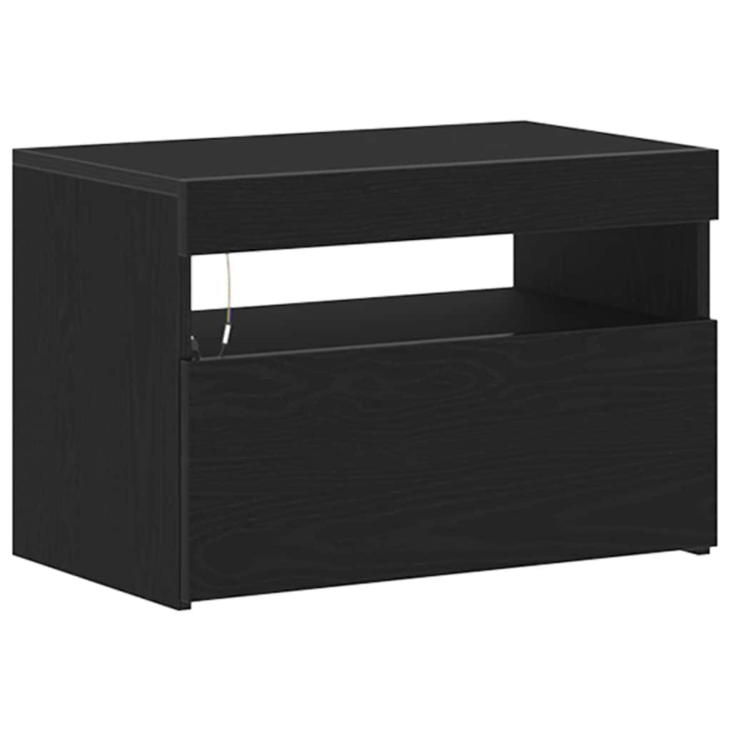 Noćni ormar Crni hrast 60 x 35 x 40 cm Konstruirano drvo