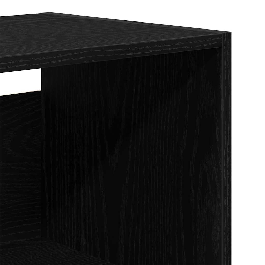 Highboard 2 pcs Crni hrast 69,5 x 34 x 180 cm Konstruirano drvo