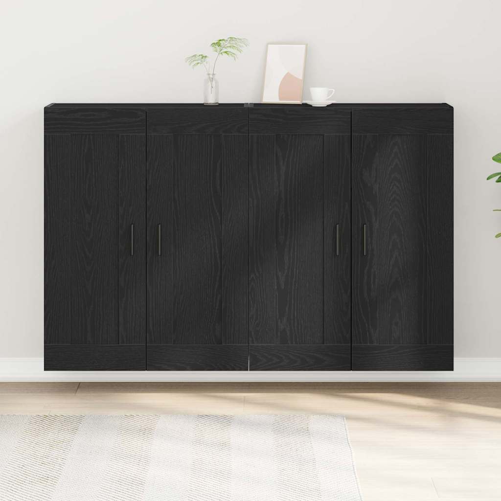 Kabinetski zidni Zidne 2 pcs Umjetnički hrast 69,5 x 34 x 90 cm
