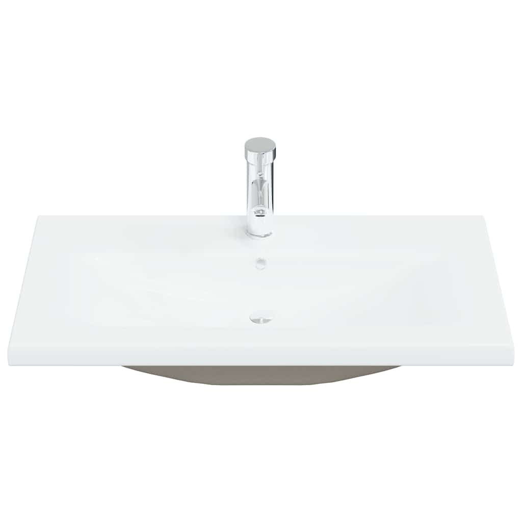 Kupaonski ormar Crni hrast 80 x 38,5 x 46 cm Konstruirano drvo