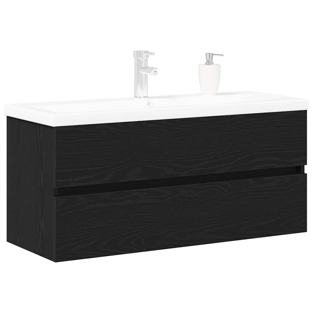 Kupaonski ormarić za sudoper Crni hrast 90 x 39 x 62 cm