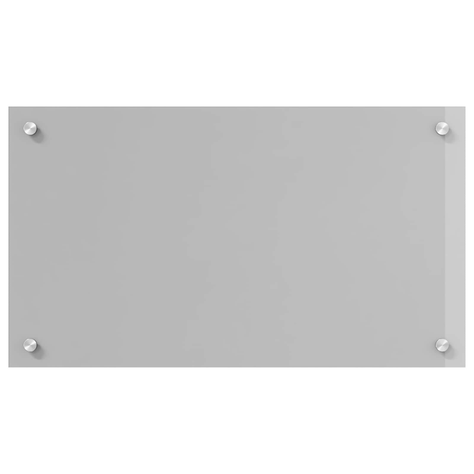 Kuhinjski zid Svijetlo siva 70 x 40 cm Staklo otporno na udarce
