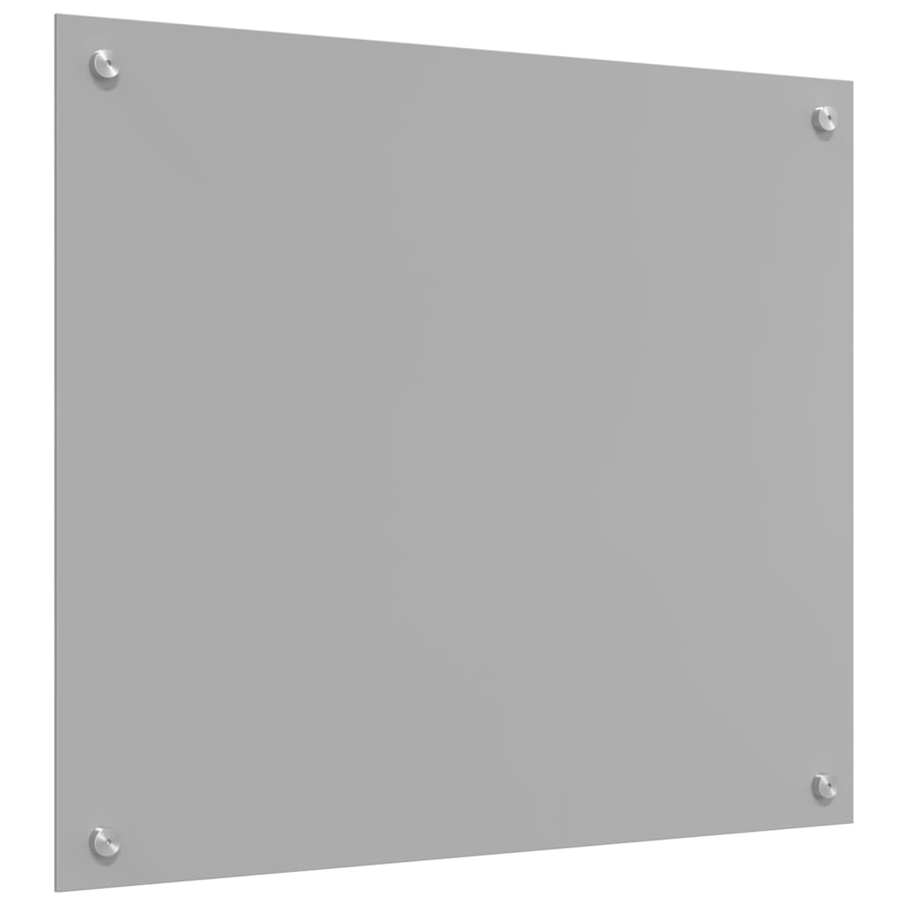 Kuhinjski zid Svijetlo siva 70 x 60 cm Staklo otporno na udarce