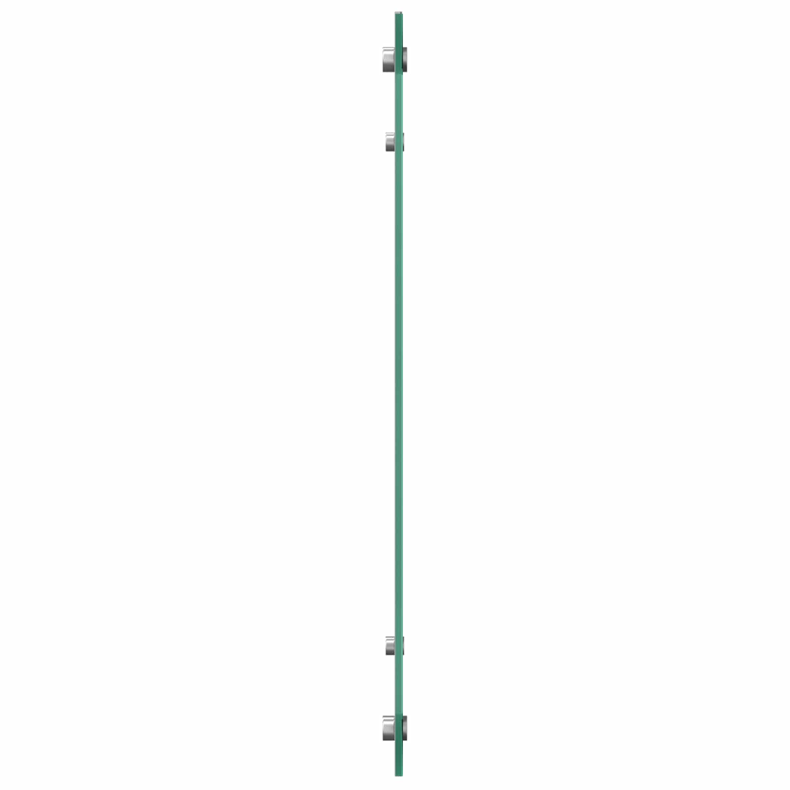 Kuhinjski zid Svijetlo siva 80 x 60 cm Staklo otporno na udarce