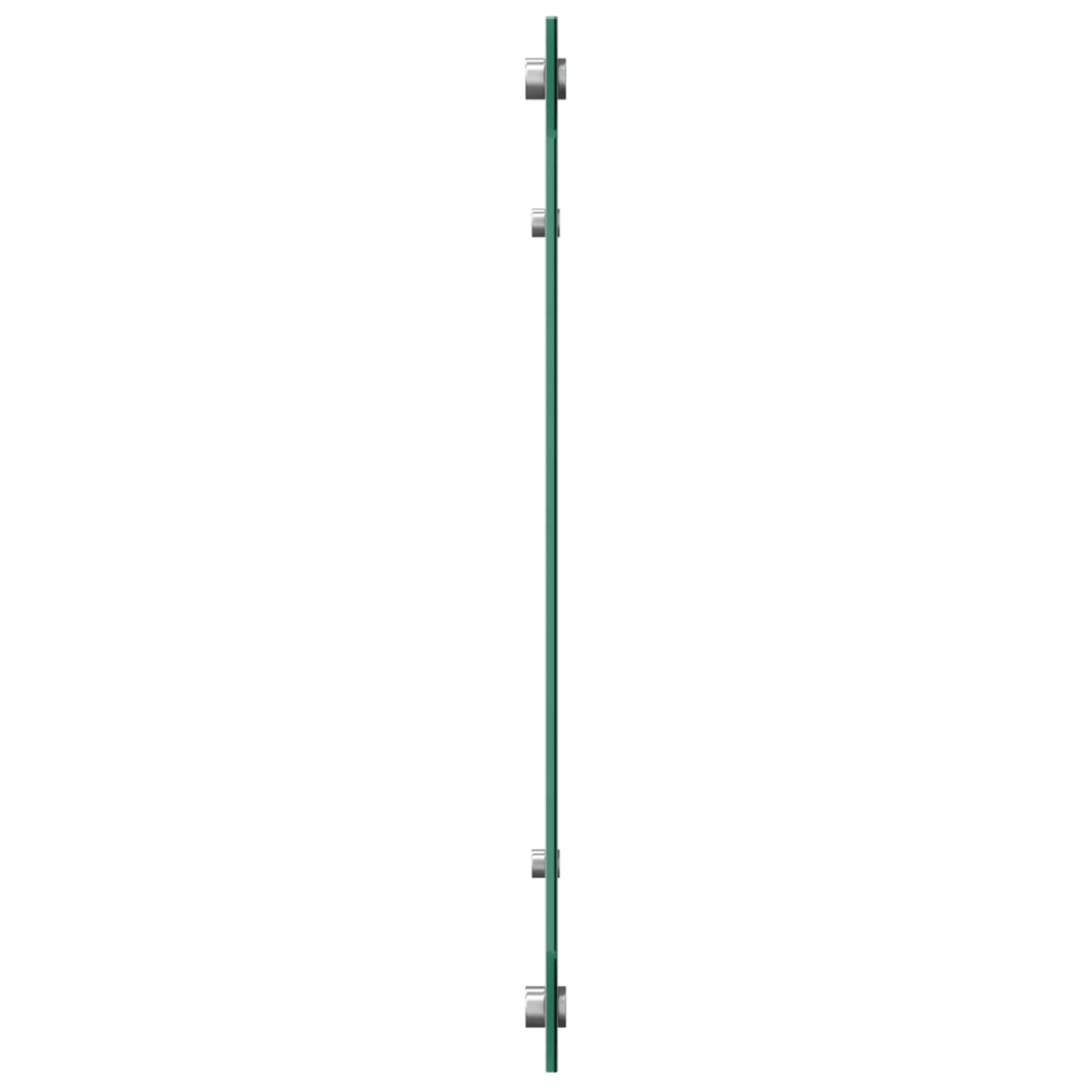 Kuhinjski zid Tamno siva 100 x 50 cm Staklo otporno na udarce