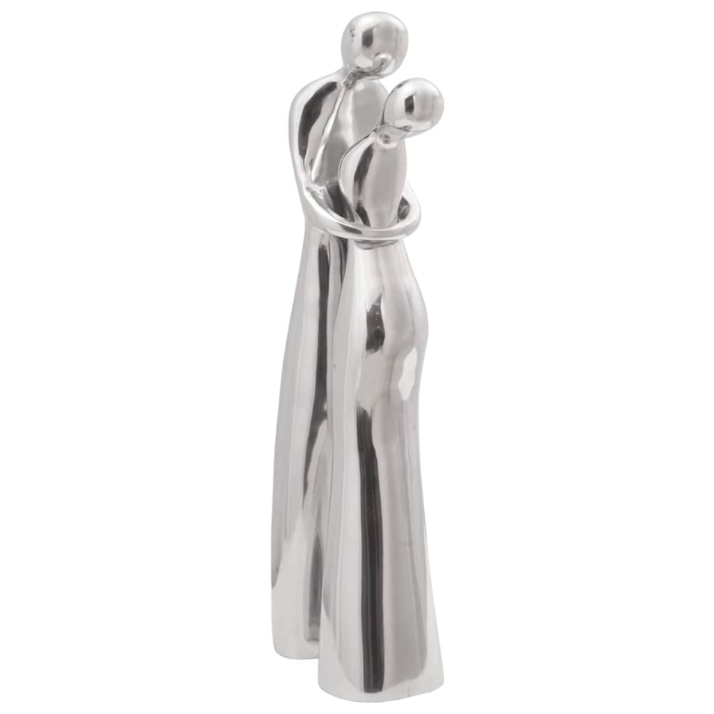 Skulptura Srebrno 10 x 16 x 49 cm Aluminij