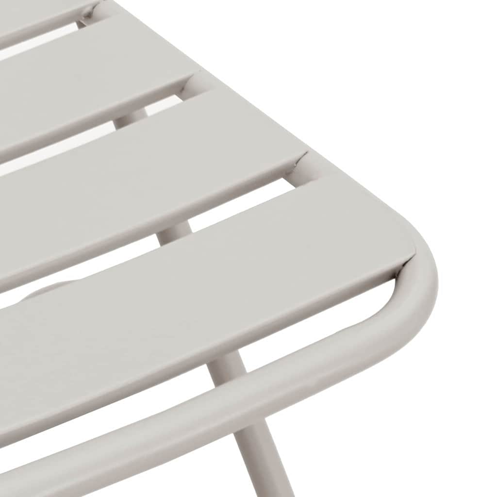 Sklopiva stolica za vrt 2 pcs Bež 42 x 52 x 82cm