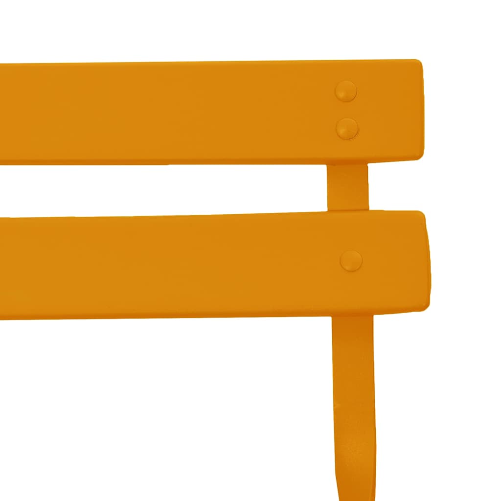 Sklopiva stolica za vrt 2 pcs Gorušica 42 x 46 x 82cm Metal
