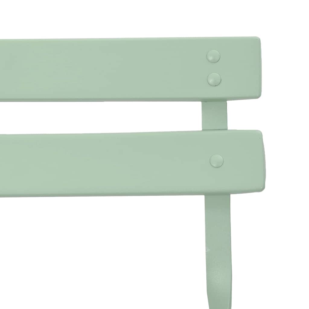 Sklopiva stolica za vrt 2 pcs Svijetla mint boja 42 x 46 x 82cm