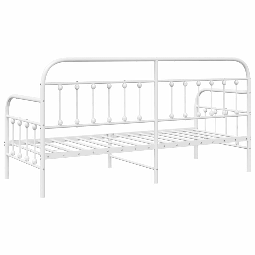 Krevet na kat Bijelo 80 x 200 cm Čelik s prahom premazan