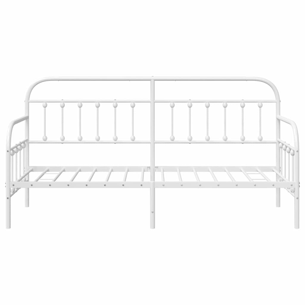 Krevet na kat Bijelo 80 x 200 cm Čelik s prahom premazan