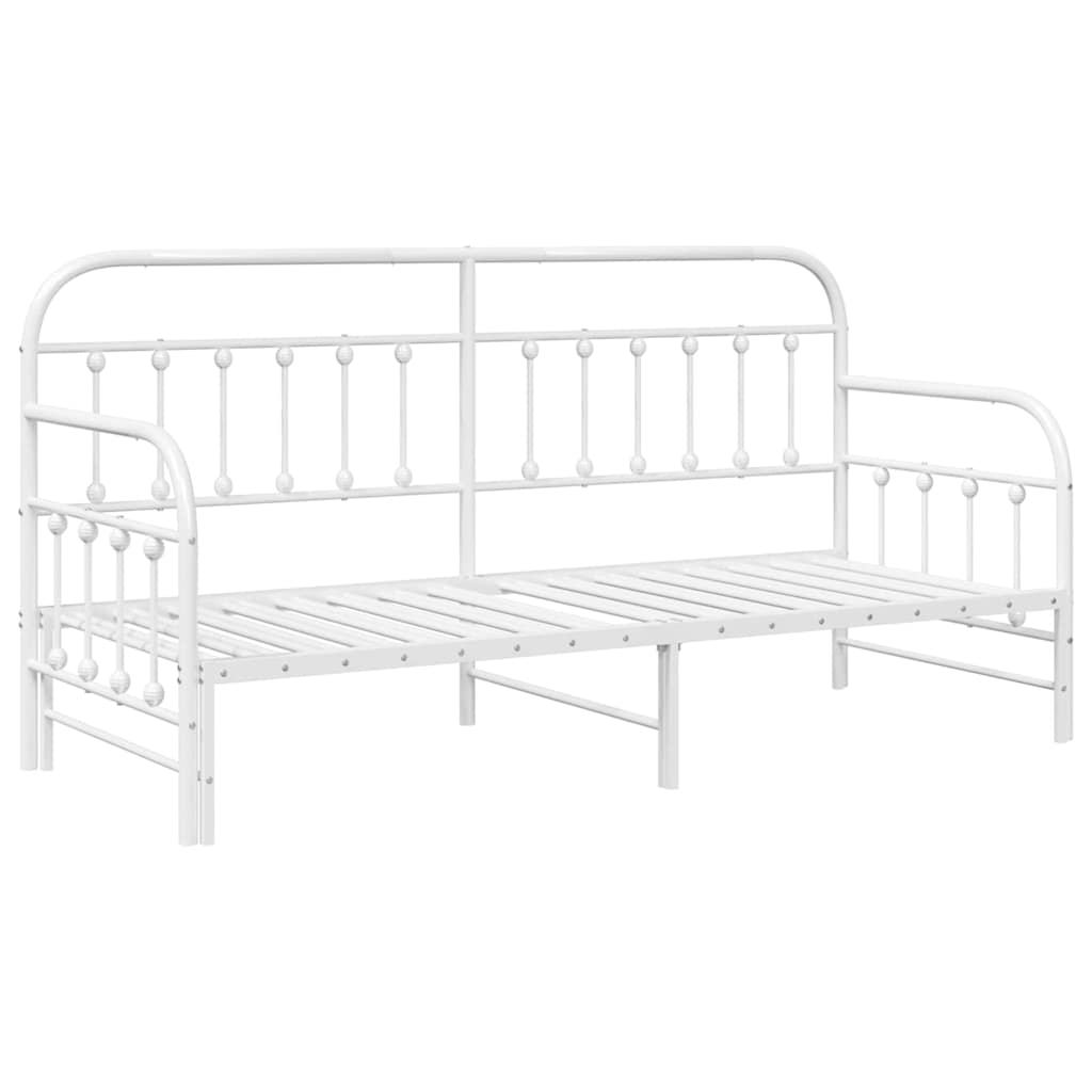 Krevet na kat Bijelo 80 x 200 cm Čelik s prahom premazan