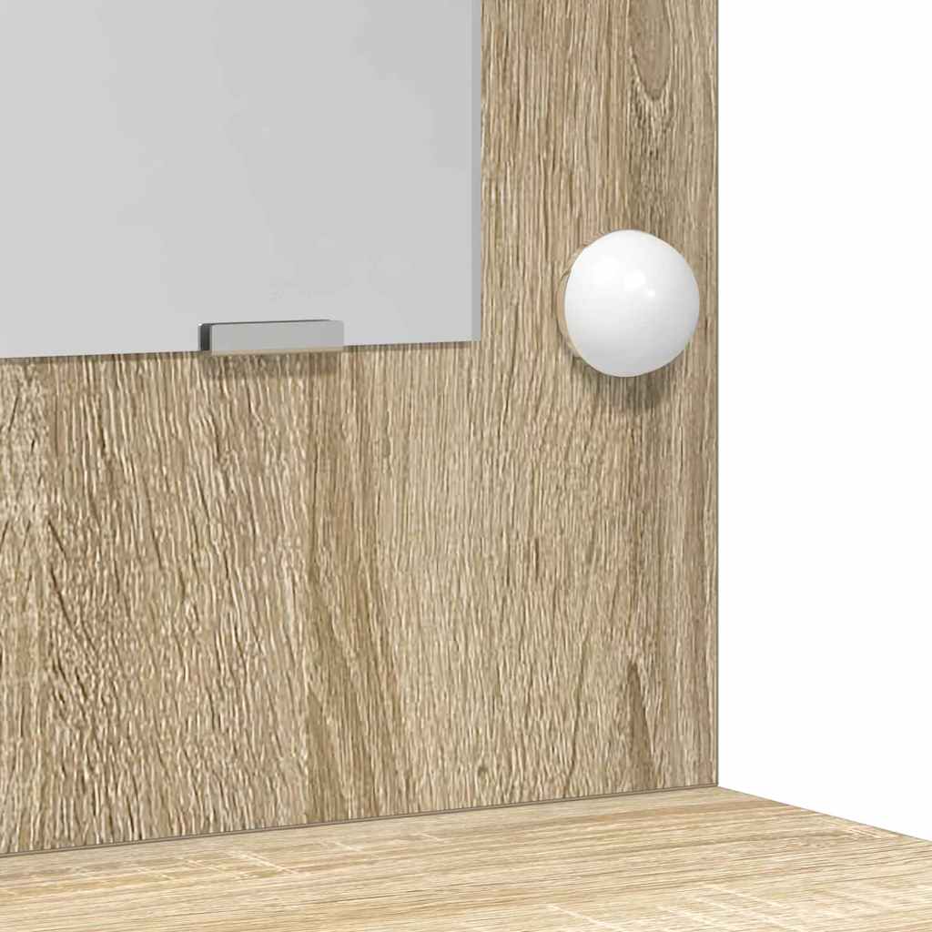 Toaletni stol Sonoma hrast 78,5 x 41 x 135 cm Konstruirano drvo