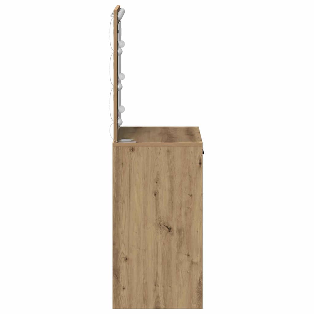 Toaletni stol s ladicama Umjetnički hrast 50 x 41 x 135 cm
