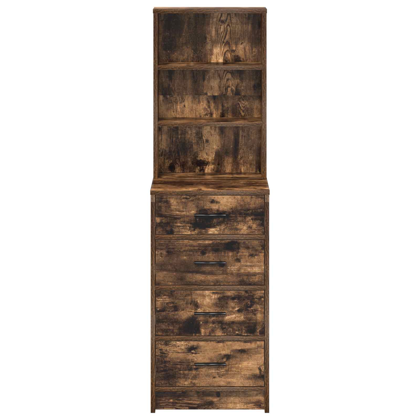 Highboard Dimljeni hrast 40 x 41 x 135 cm Konstruirano drvo