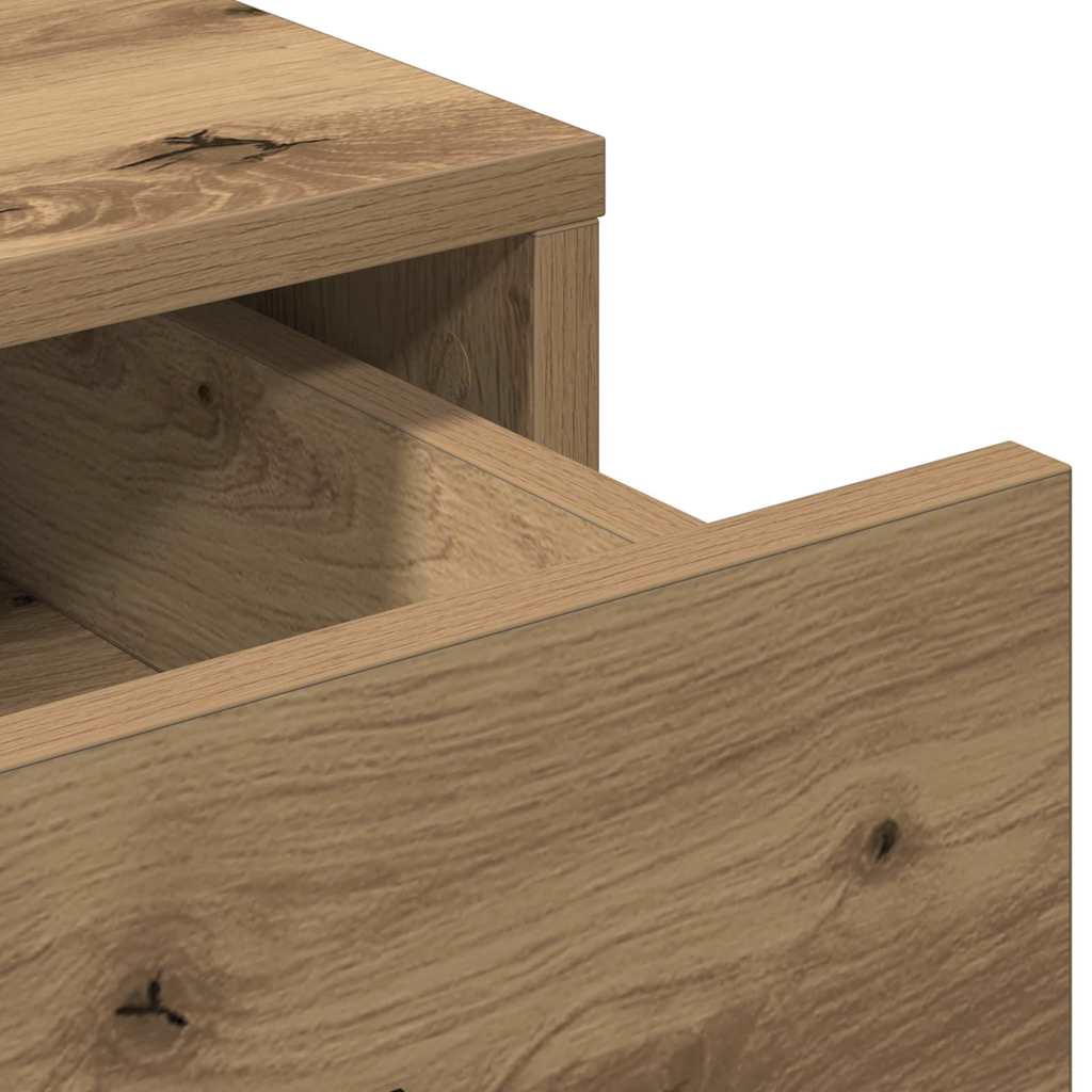 Highboard hrast artisan 40 x 41 x 135 cm Konstruirano drvo