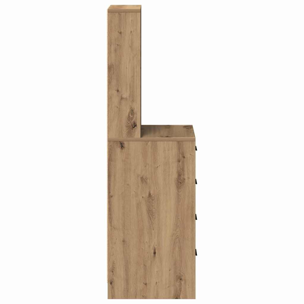Highboard hrast artisan 40 x 41 x 135 cm Konstruirano drvo