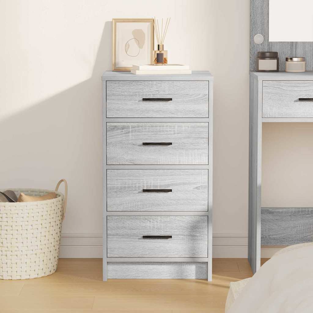 Kreveta Sivi hrast sonoma 40 x 41 x 75 cm Konstruirano drvo