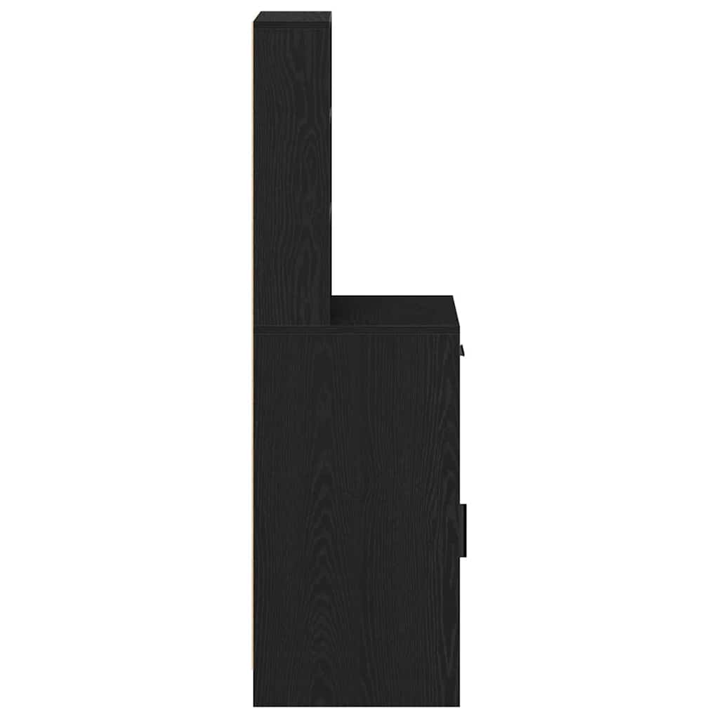 Highboard Crni hrast 40 x 40,5 x 135 cm Konstruirano drvo