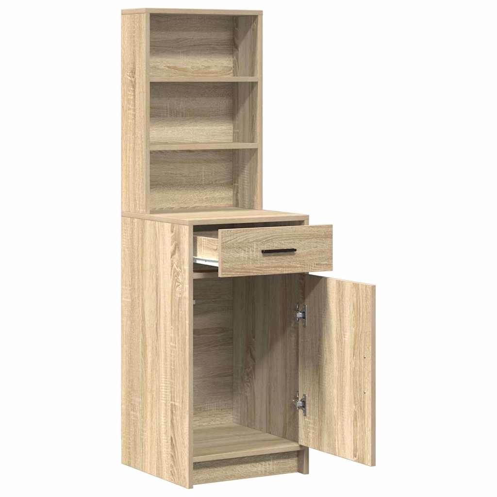 Highboard Sonoma hrast 40 x 40,5 x 135 cm Konstruirano drvo