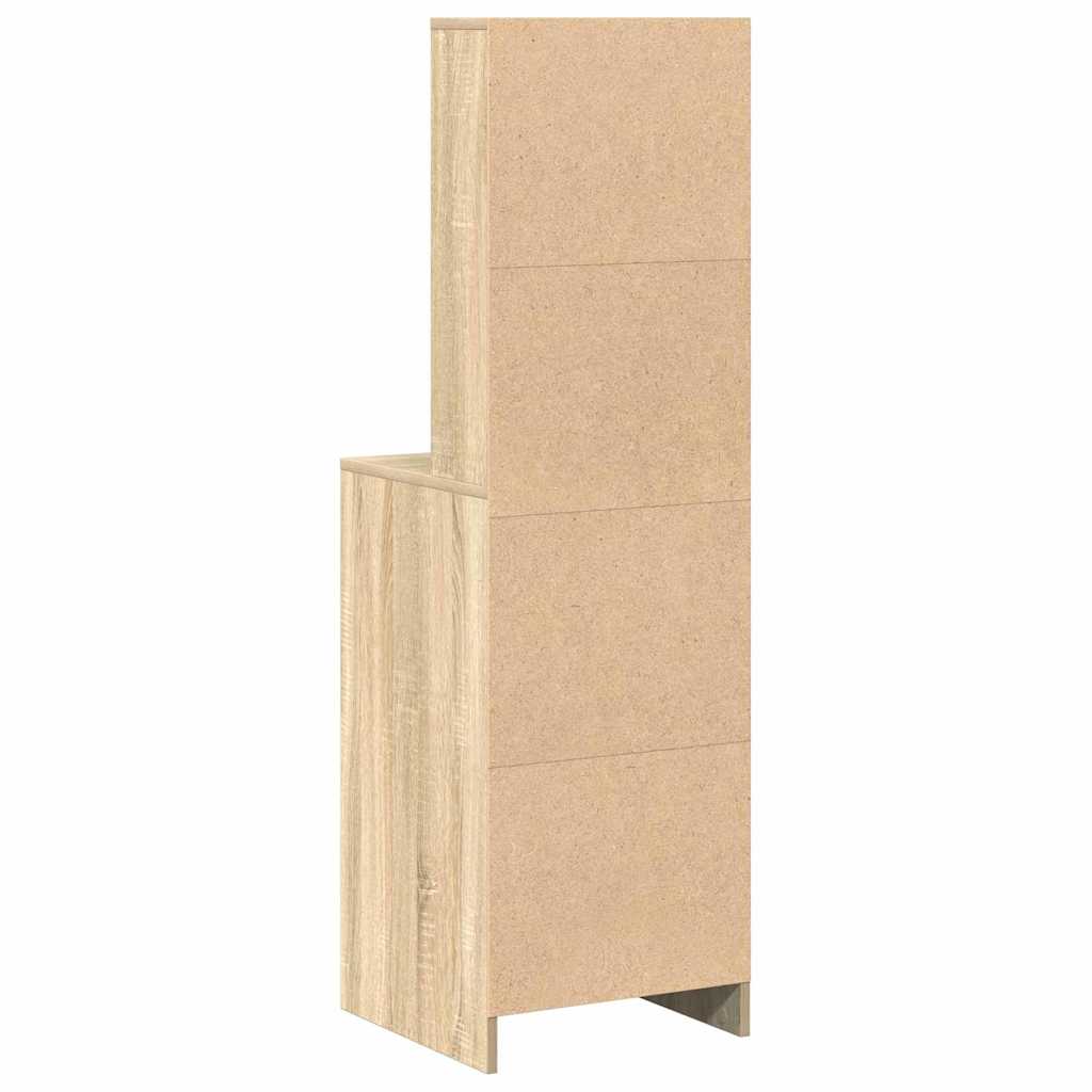 Highboard Sonoma hrast 40 x 40,5 x 135 cm Konstruirano drvo